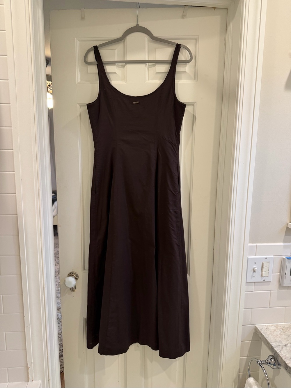 The Normal Brand Eleanor Dress in Umber - Picture 5 of 15